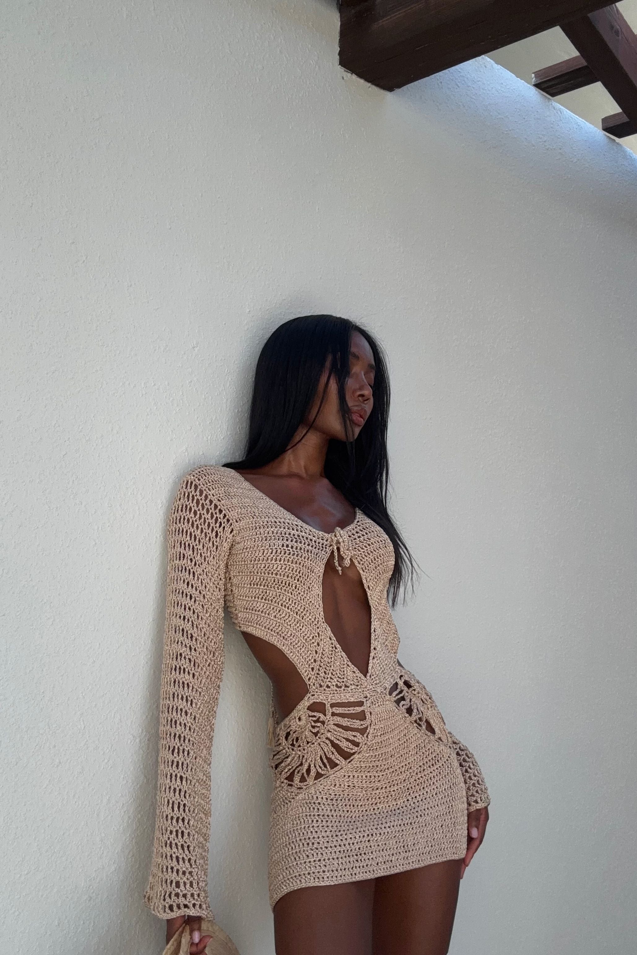 'GIA' DRESS - CHAMPAGNE