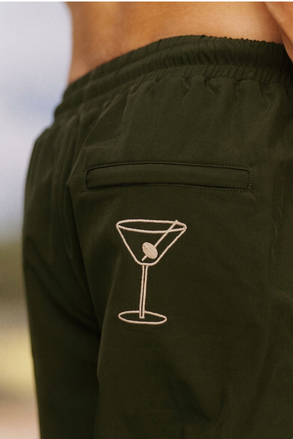 'SOVRANO’ SWIM TRUNKS - MARTINI