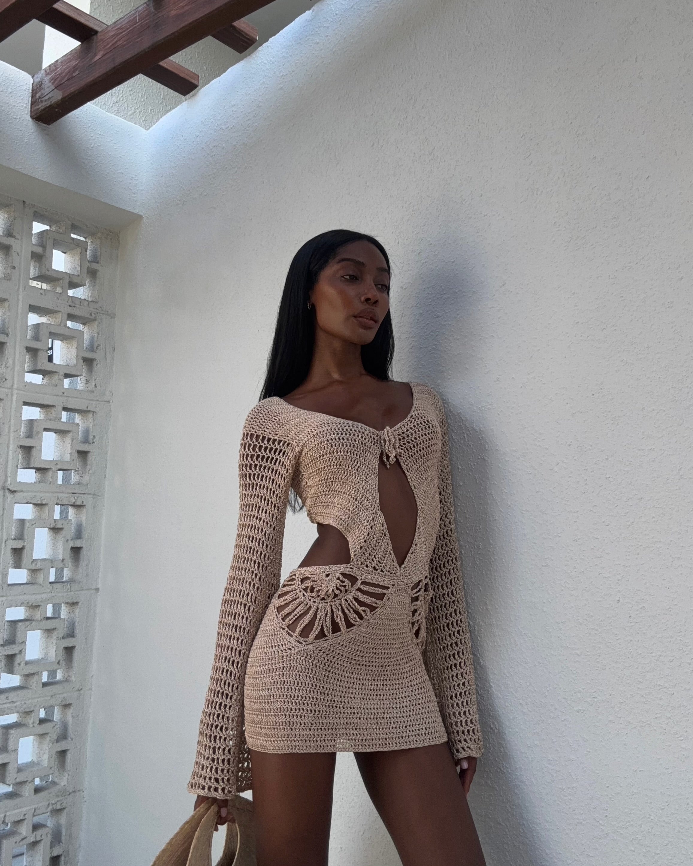 'GIA' DRESS - CHAMPAGNE